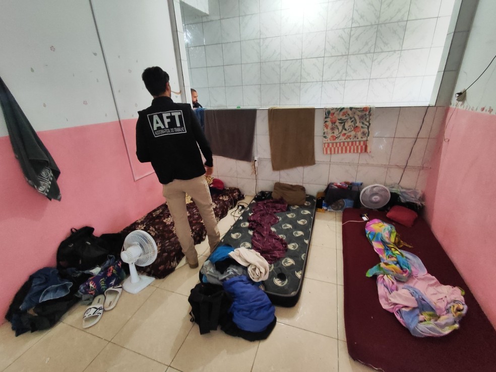 Alojamento onde trabalhadores dormiam em Casa Nova — Foto: Auditoria-fiscal do Trabalho (SIT/MTE)