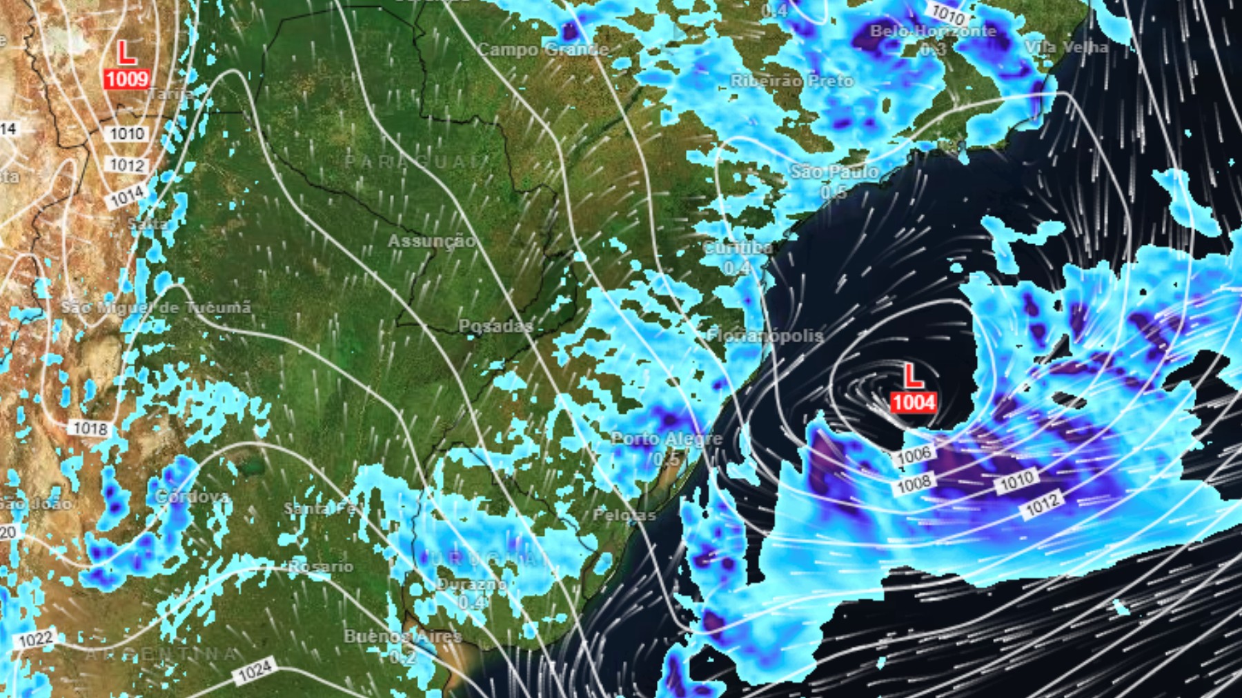 Ciclone e frente fria vão provocar mais tempestades no Paraná, dizem meteorologistas; veja previsão do tempo