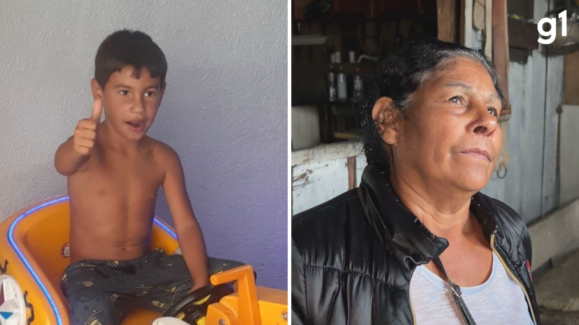 'Não estou acreditando', conta avó de menino morto após ser atingido por árvore em Porto Alegre