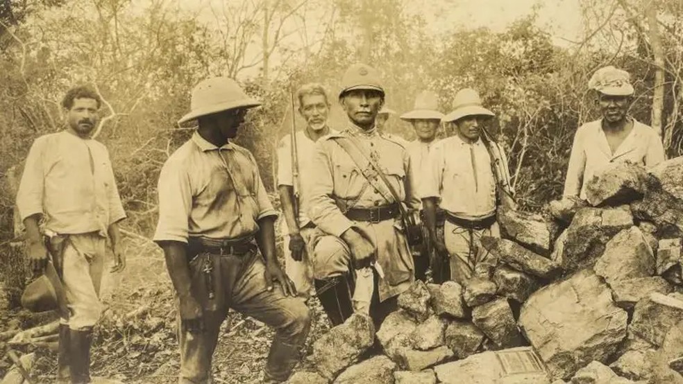 Rondon fez diversas expedições pela Amazônia — Foto: Biblioteca Nacional