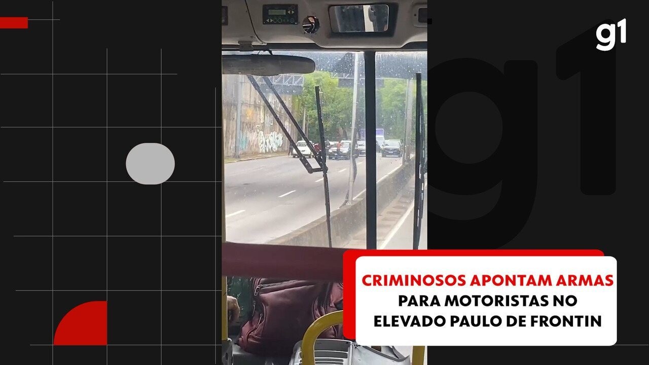 Criminosos tentam fazer arrastão na entrada do túnel Rebouças, no Rio