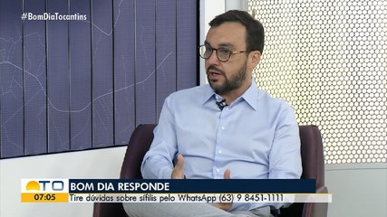 Ginecologista tira dúvidas de telespectadores sobre o tratamento e diagnóstico da sífilis