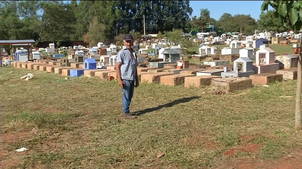 Vigia do cemitério, Wilson Maciel de Oliveira — Foto: TV Morena