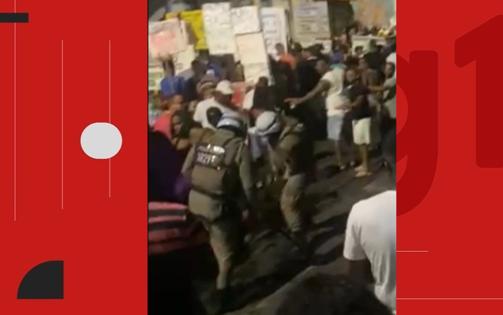 VÍDEO: Soldado do Exército é agredido por policiais militares durante o 'arrastão' do Psirico em Salvador