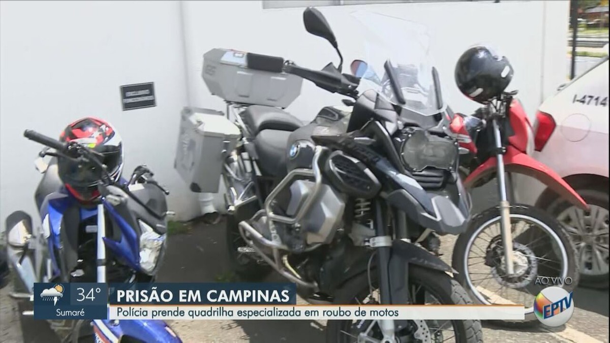 PM prende quadrilha suspeita de roubar ao menos cinco motos durante  arrastão em Campinas, Campinas e Região