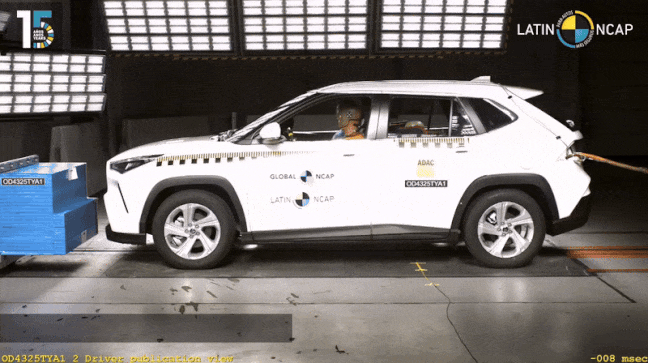 Toyota Yaris Cross recebe duas estrelas em teste de segurança do Latin NCAP