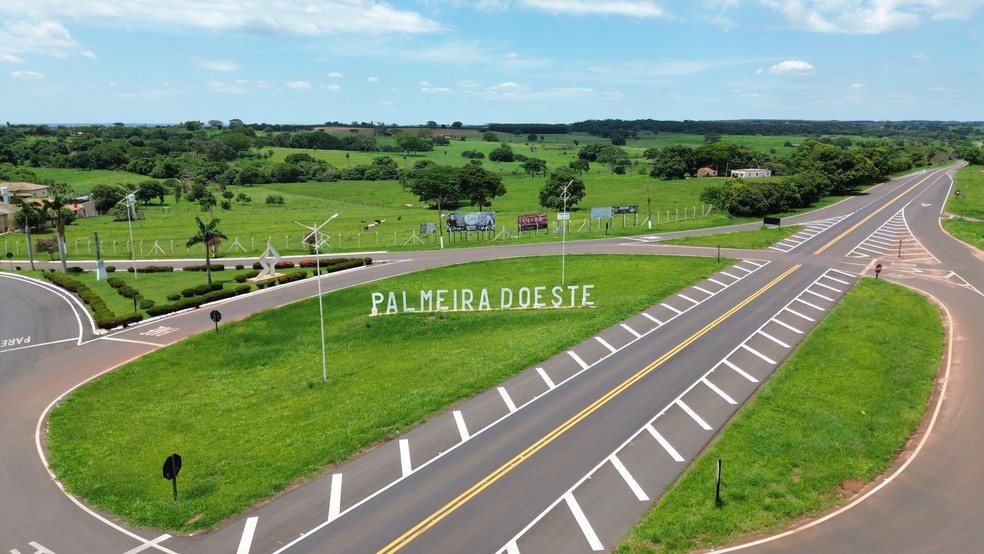 Palmeira D´Oeste (SP) — Foto: Divulgação / Prefeitura de Palmeira D´Oeste
