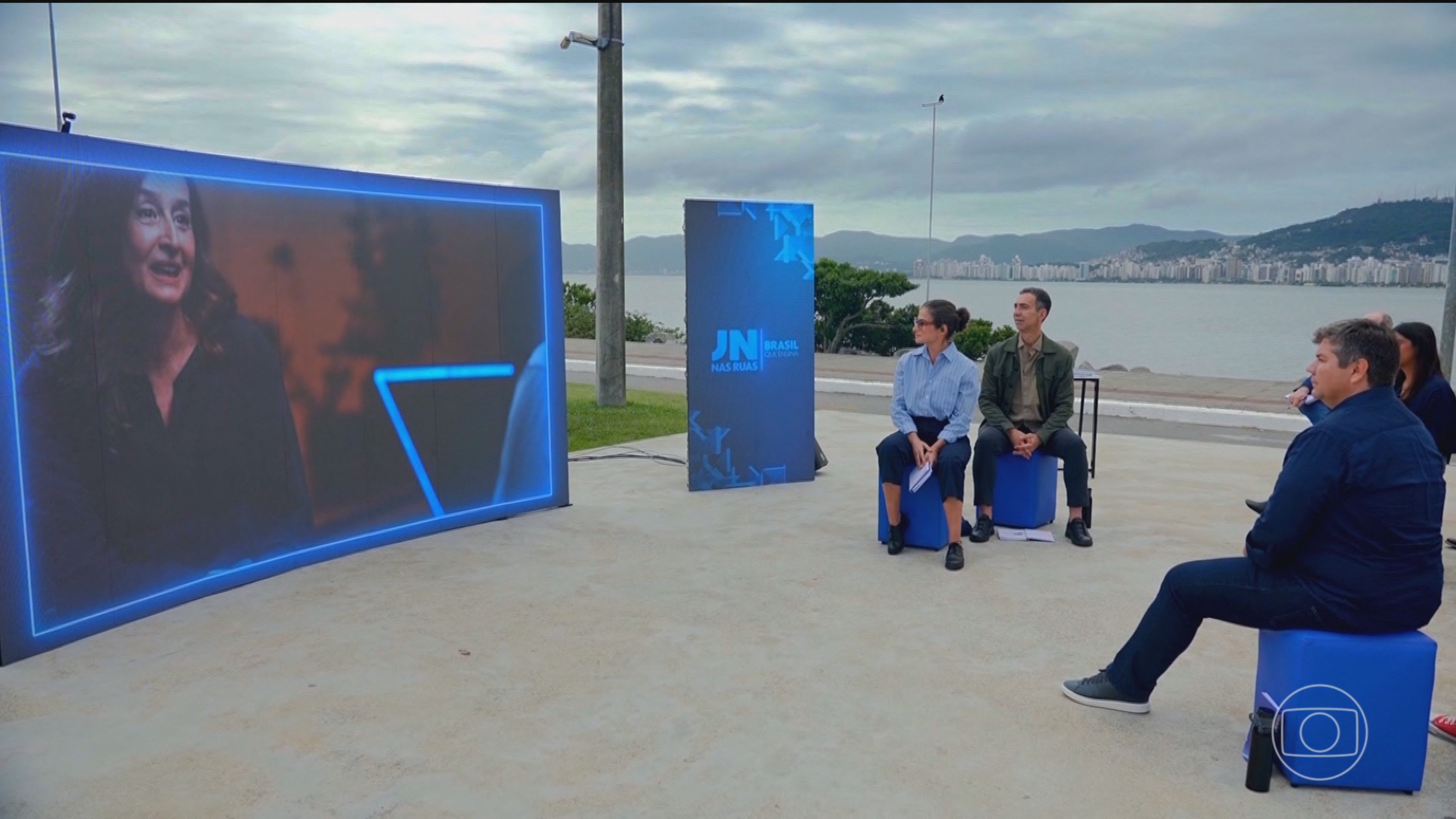 Em Florianópolis, 'JN nas Ruas' ouve brasileiros sobre inovação, tecnologia e criação de emprego