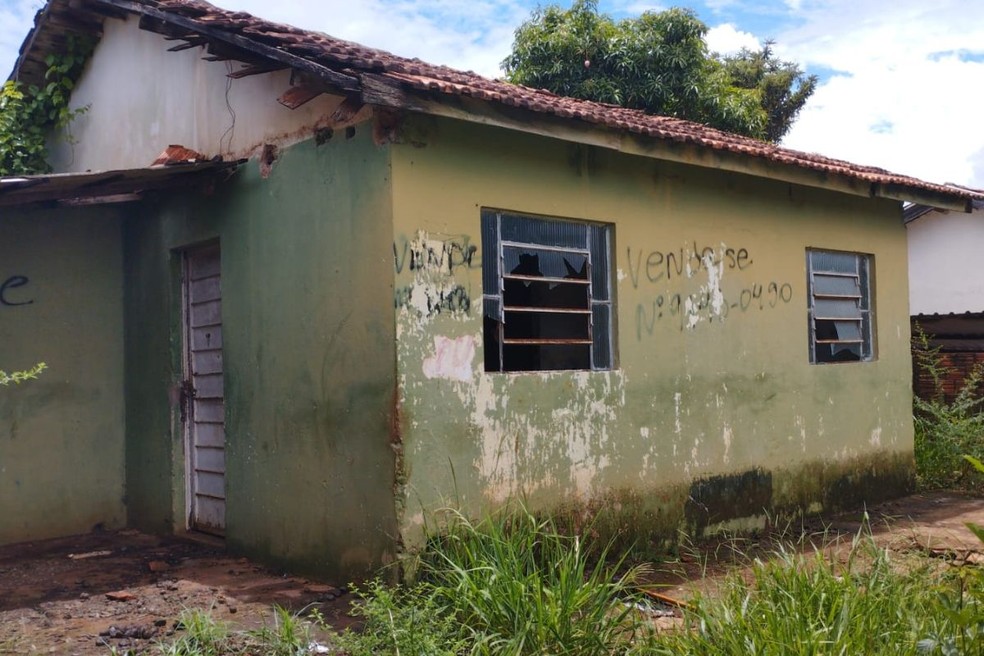 Casa onde Mariane foi encontrada tinha sinais de luta corporal — Foto: Polícia Civil