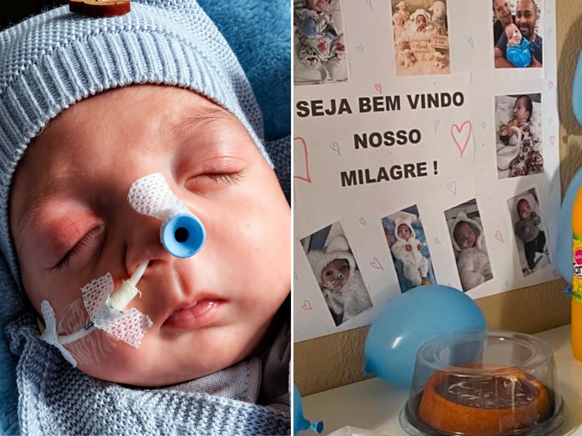 Bebê dado como morto é recebido com festa após alta no interior de SP: 'No conforto de casa'