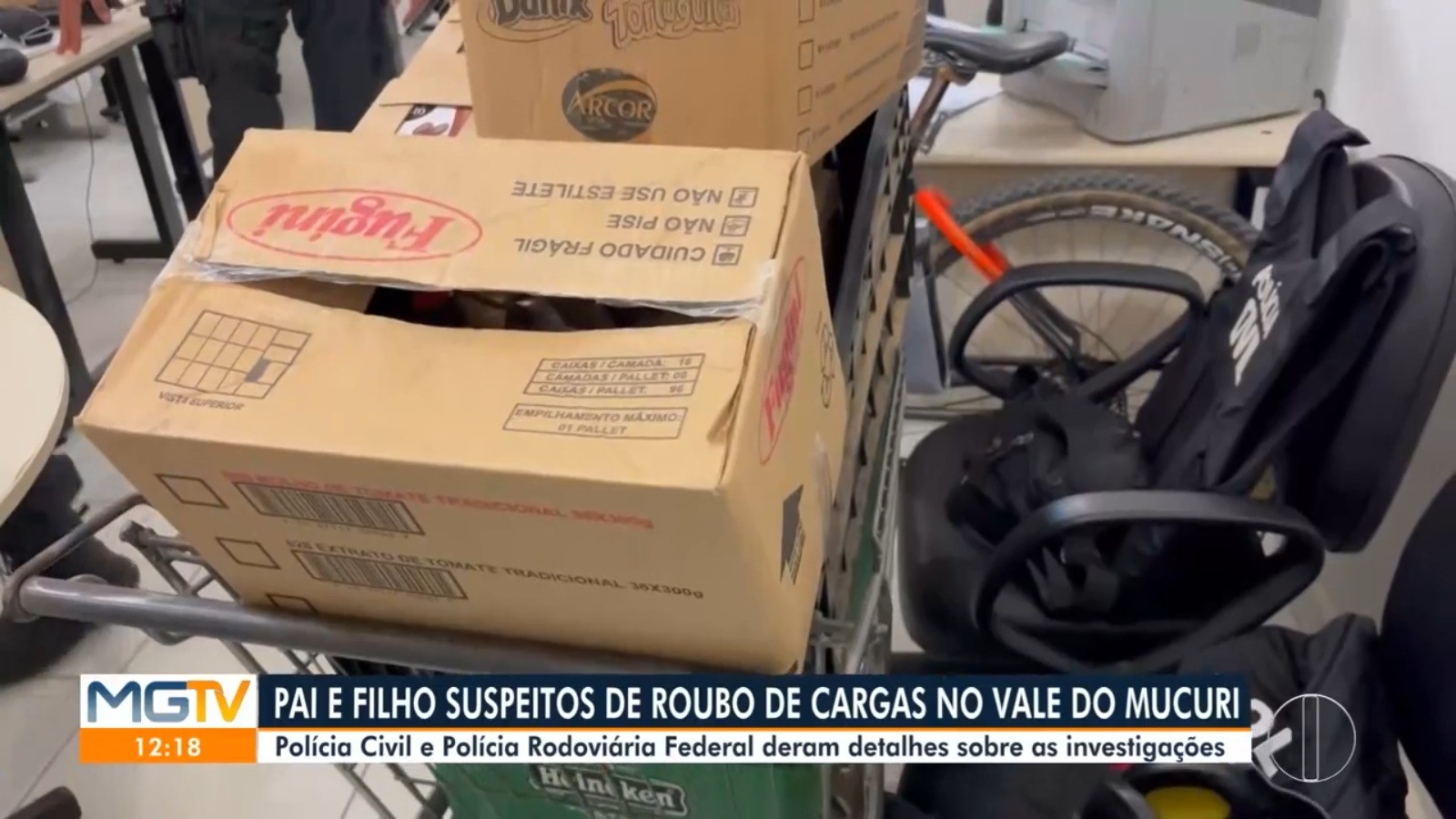 Pai e filho são presos suspeitos de liderar quadrilha de roubos de cargas no Vale do Mucuri