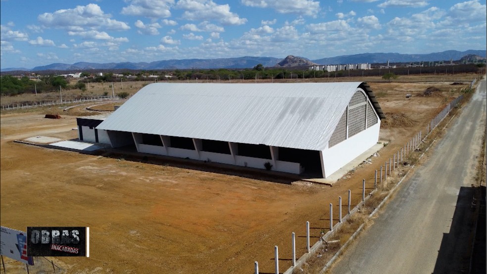 Quadra que faz parte da Vila Ol�mpiaca, em Patos � Foto: TV Cabo Branco