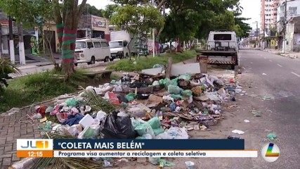 Programa 'Coleta Mais Belém' visa aumentar a reciclagem e coleta seletiva