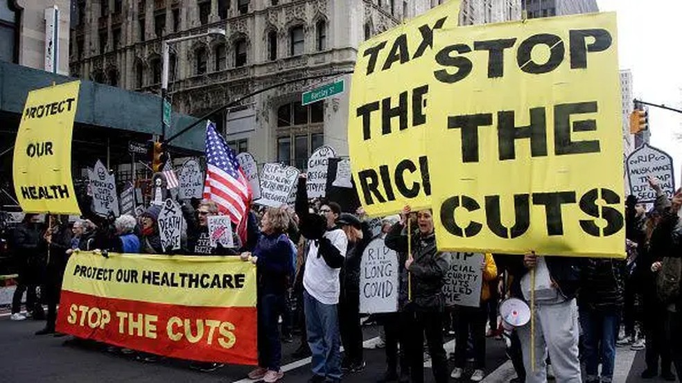 Os Estados Unidos registraram crescimento nos últimos anos, o mercado de trabalho está aquecido e outros dados continuam positivos. — Foto: Getty Images via BBC