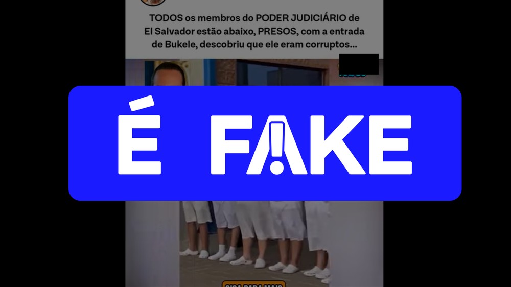 Postagens nas redes sociais divulgam falsamente que membros do Judiciário de El Salvador foram presos