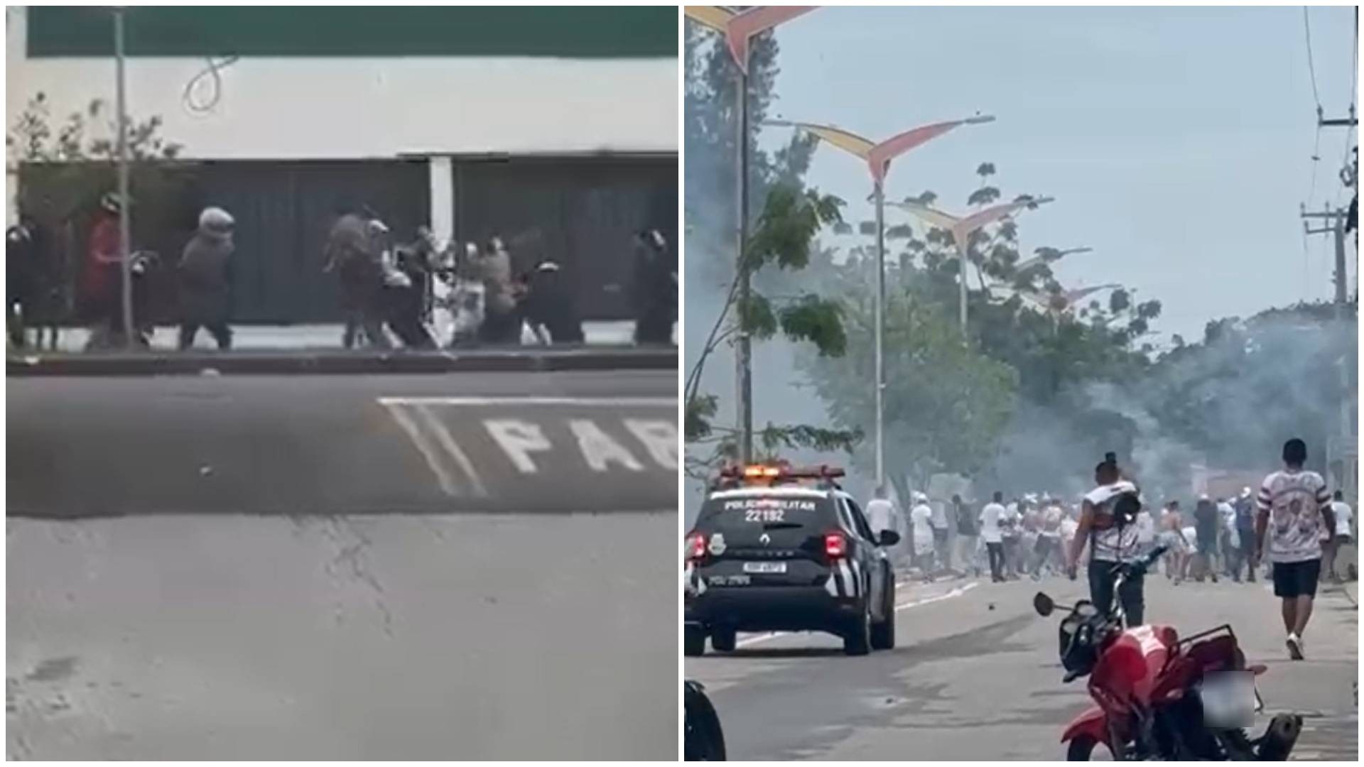 Soco-inglês, rojões, balaclavas e drogas: veja o que a polícia encontrou com torcedores detidos por entrar em confronto no Ceará