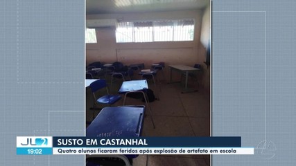 Quatro alunos são feridos após explosão de escola em Castanhal, no Pará