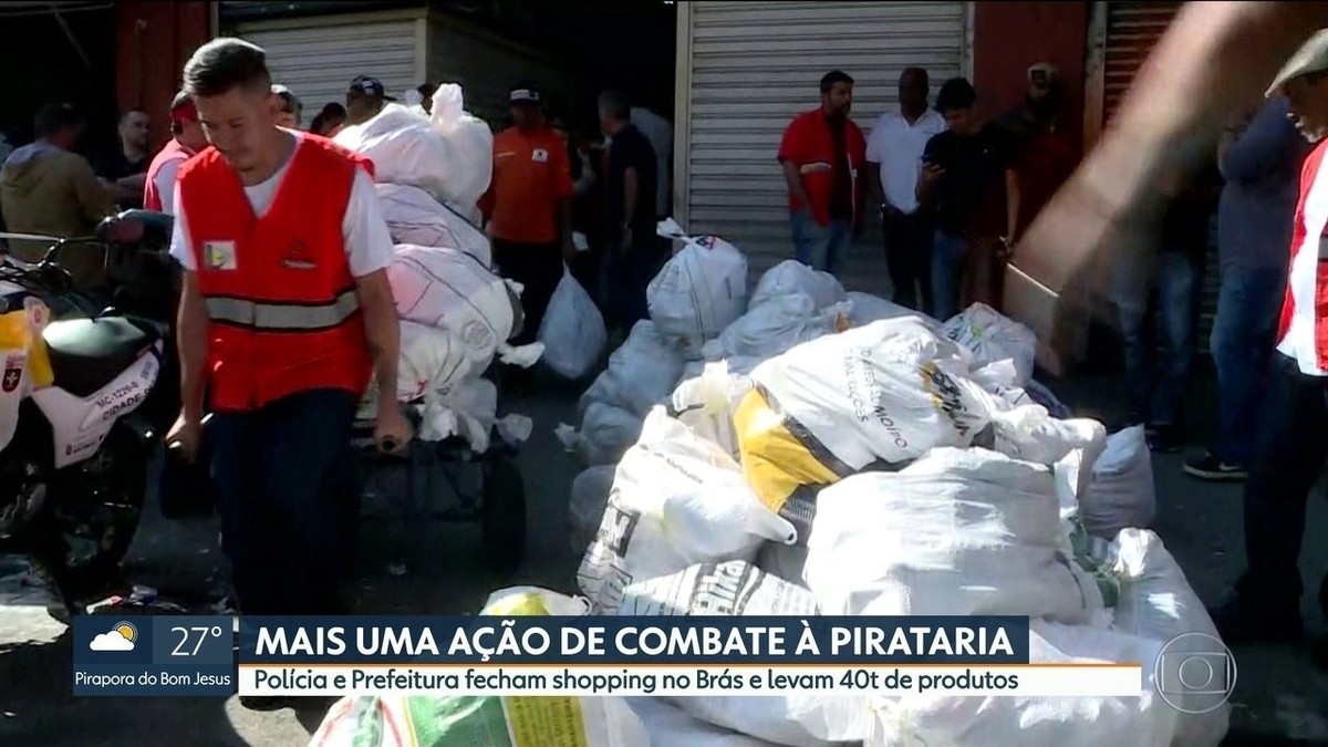 Operação apreende 17 toneladas de produtos falsificados e fecha 80 boxes no  Brás, em SP, São Paulo