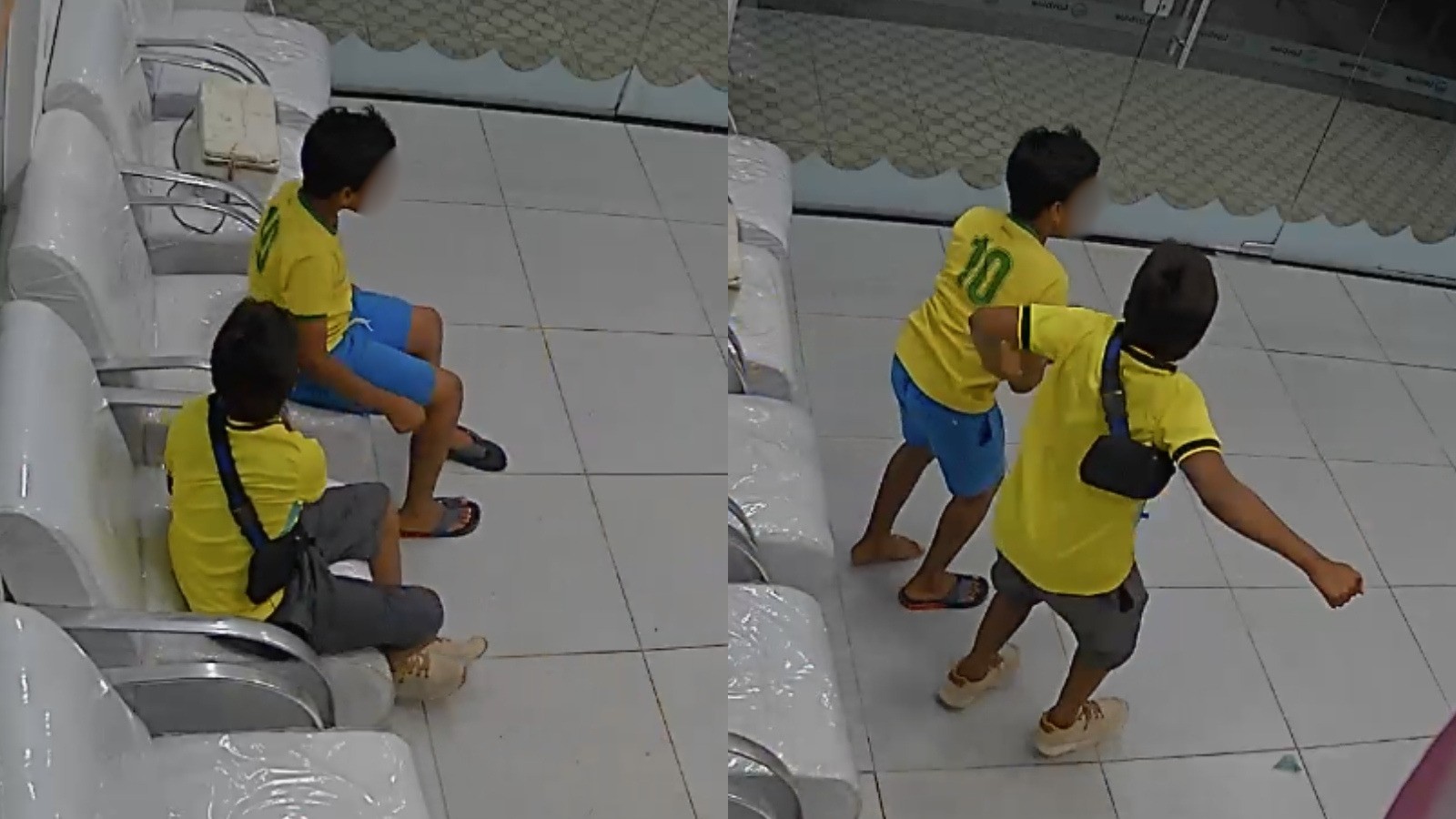 VÍDEO: Crianças assistem a jogo do Brasil na Copa em lavanderia no Ceará e cena viraliza