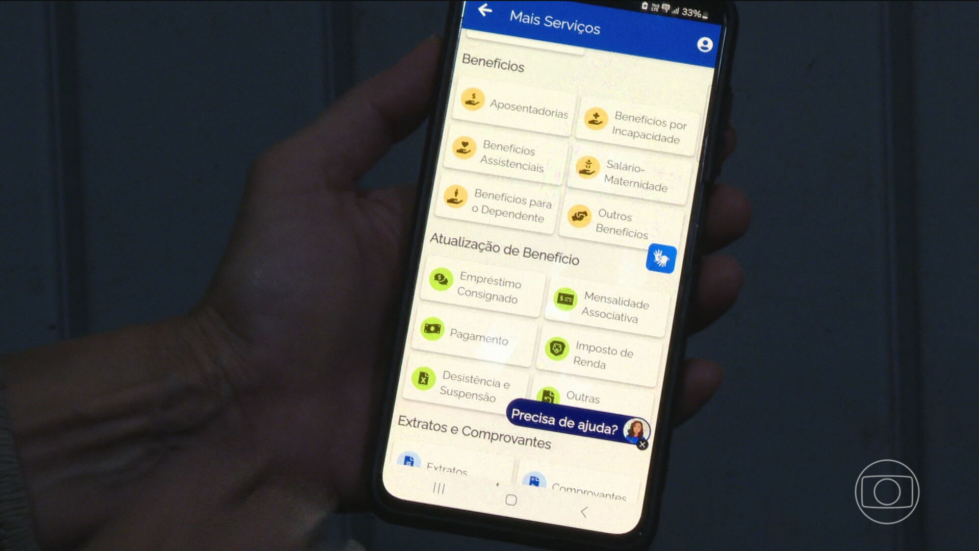 Aposentados e pensionistas passam a usar biometria para contratar empréstimo consignado
