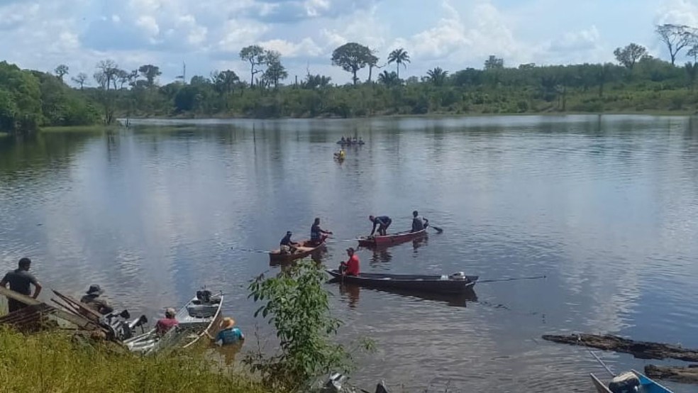 Rio Madeirinha em Autazes no Amazonas  — Foto: Reprodução