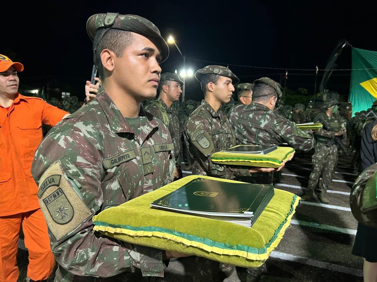 1ª Brigada de Infantaria de Selva celebra 80 anos com desfile militar e homenagens em Boa Vista