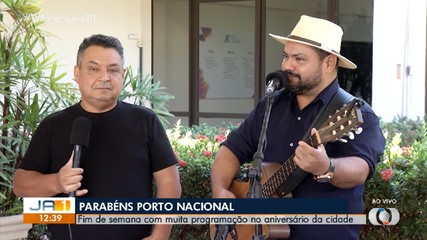 Paulo Freire e Luciano são atrações na festa de aniversário de Porto Nacional
