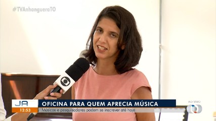 Músicos e pesquisadores podem participar de oficina de música em Palmas