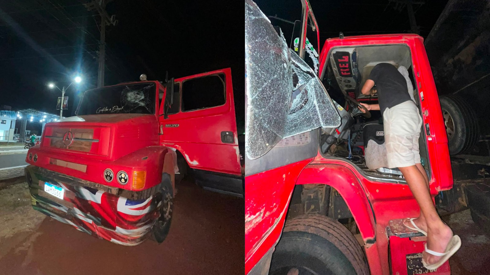 Duas pessoas morrem após serem atropeladas por caminhão enquanto trocavam pneu no Piauí