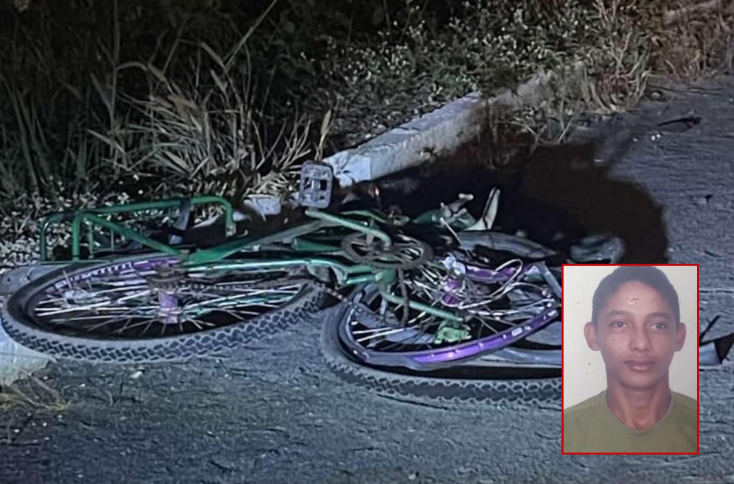 Ciclista morre após ser atropelado por carro em rodovia do Ceará; condutor fugiu