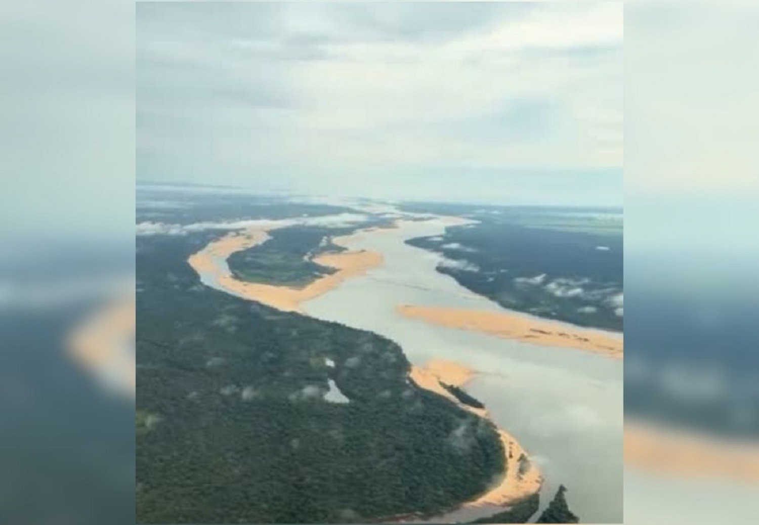 Bancos de areia revelam seca no rio Araguaia em pleno período chuvoso; VÍDEO