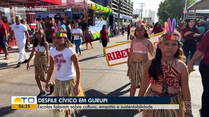 Escolas de Gurupi levam cultura, empatia e sustentabilidade para o desfile cívico