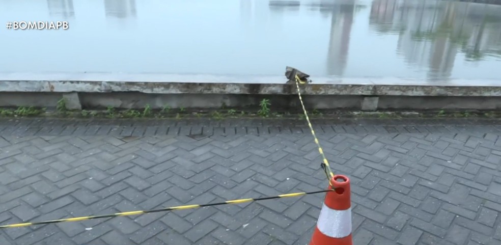 Homem é encontrado morto no Açude Velho, em Campina Grande — Foto: Reprodução/TV Cabo Branco