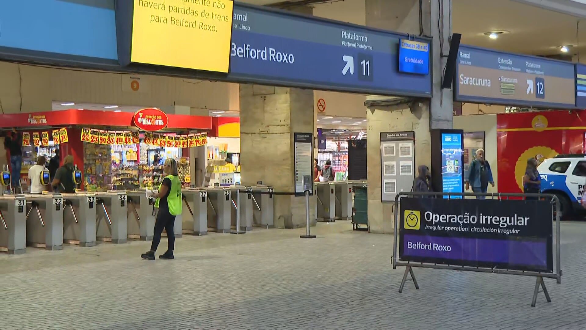 Tiroteio em Barros Filho interrompe circulação de trens da Central do Brasil para Belford Roxo