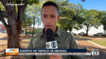 Suspeito de tráfico de drogas é preso em Araguaína