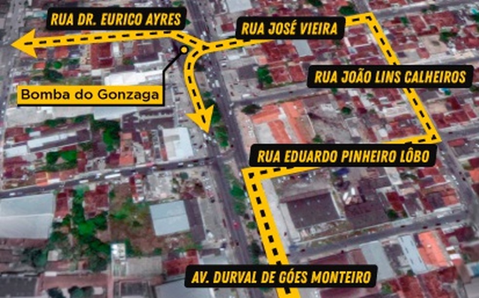 Ruas Engenheiro Gualberto e Cabo Diogo Oliver terão alteração nesta  terça-feira (06/12/2016)