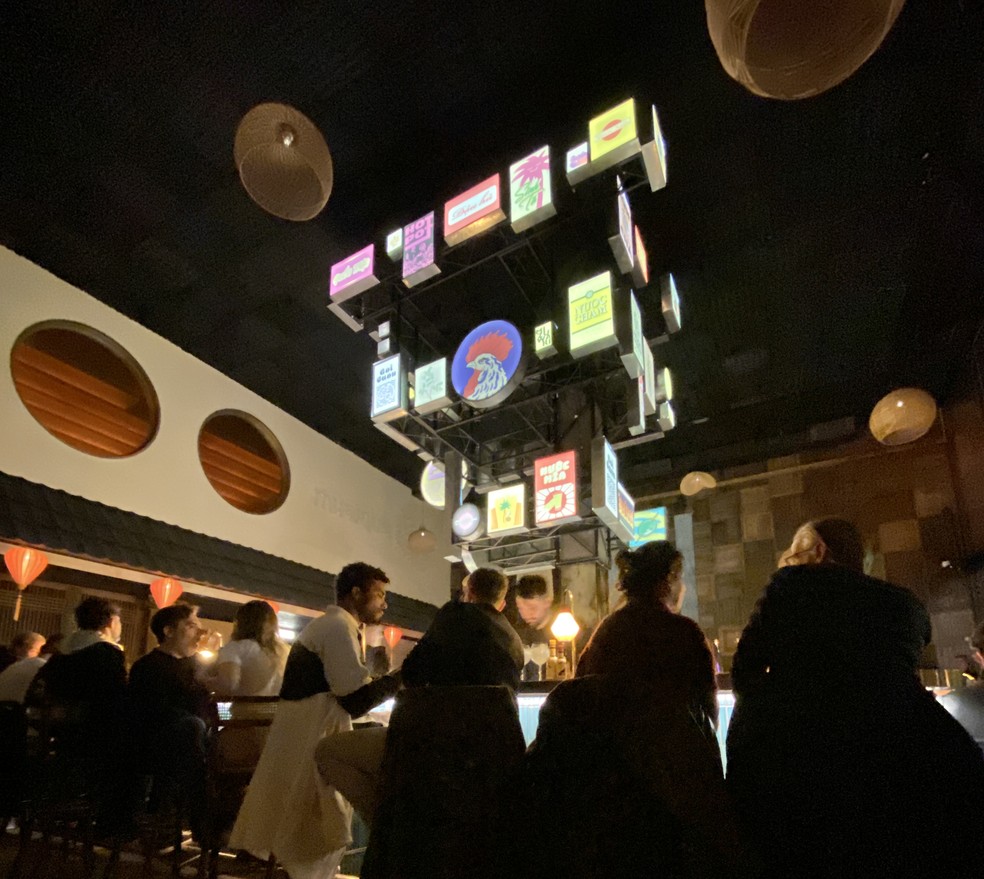 Lounge do CoChinChina, em Buenos Aires: 26º melhor bar do mundo pelo World's 50 Best — Foto: Raphael Martins/g1