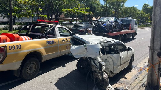 Número de mortes por acidentes de trânsito sobe 12% em SP nos primeiros quatro meses de 2024 - Foto: (Rômulo D'Ávila/ TV Globo)