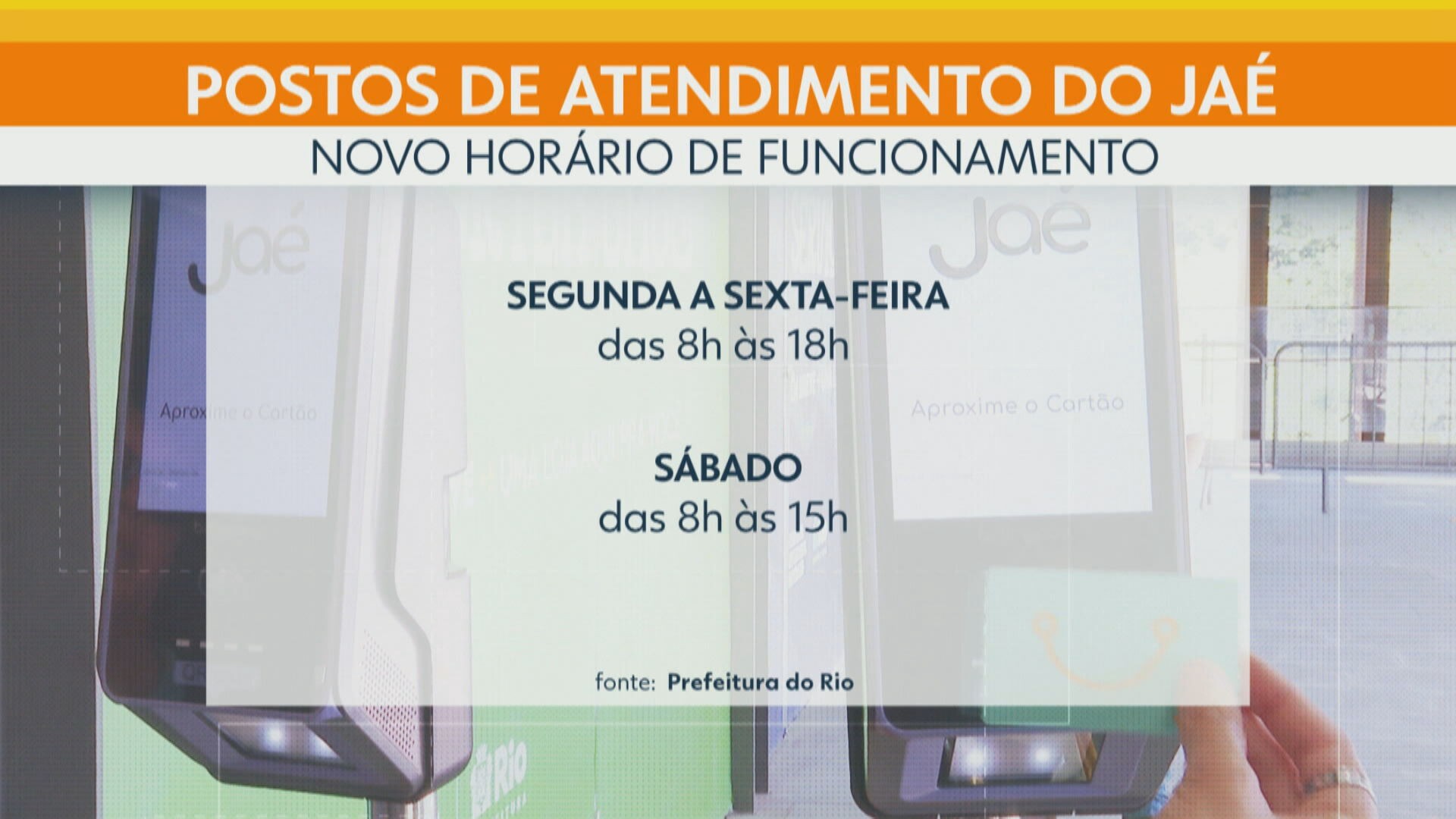 Postos do Jaé têm novo horário de atendimento; algumas unidades foram fechadas