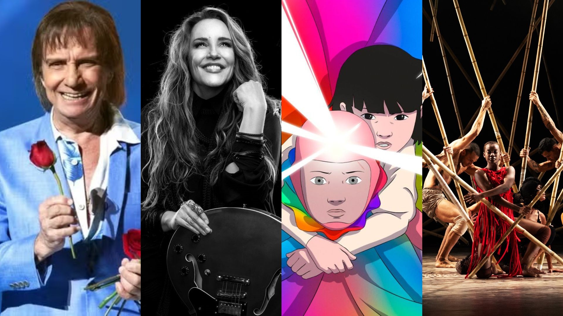 Shows de Roberto Carlos e Ana Carolina, Animage, festa com Olodum e Araketu, ópera e mais: confira agenda cultural