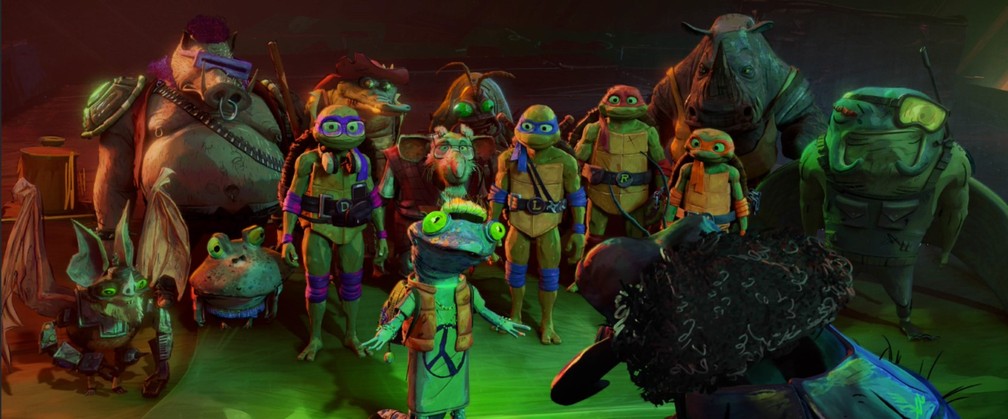 Cena de 'As Tartarugas Ninja: Caos Mutante' — Foto: Divulgação