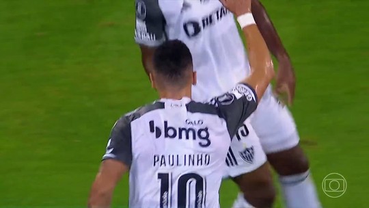 Paulinho marca, e Atlético-MG vence o Rosário Central na Argentina - Programa: Jornal Nacional 