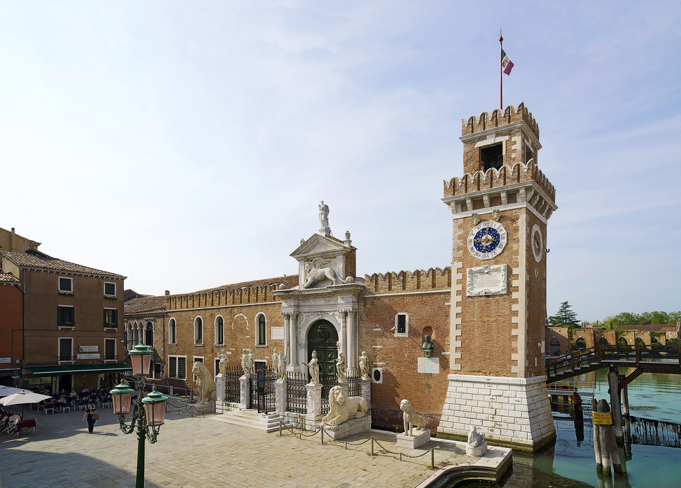 Arsenale de Veneza, apontado como possível local da festa de casamento de Jeff Bezos — Foto: Didier Descouens/Wikimedia Commons