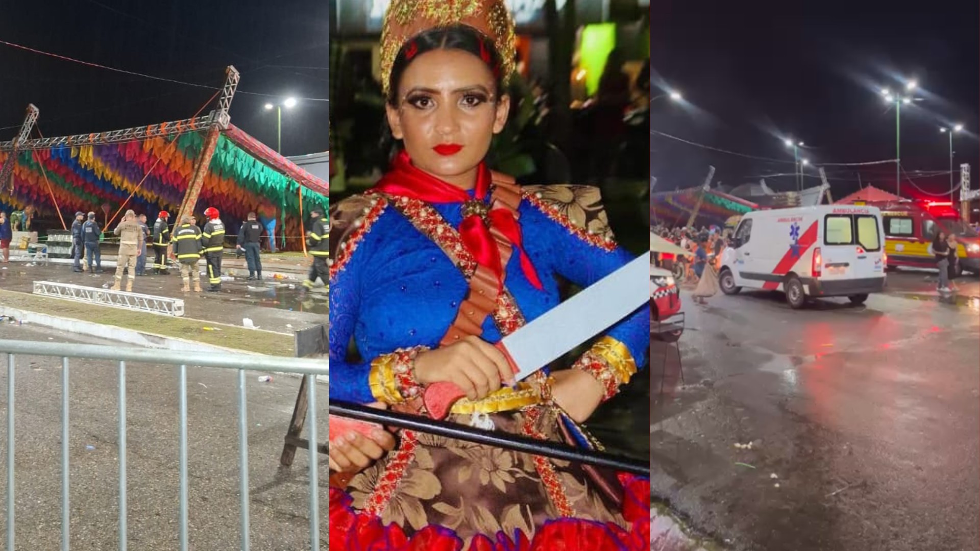 Forrozão Marajoara: estrutura desaba e causa morte e feridos em Breves, Pará​‌​