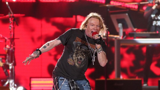 Guns N' Roses confirma show na Arena Pantanal em Cuiabá em turnê pelo Brasil; veja data - Os valores dos ingressos variam entre R$ 520,00 à R$ 18 mil.