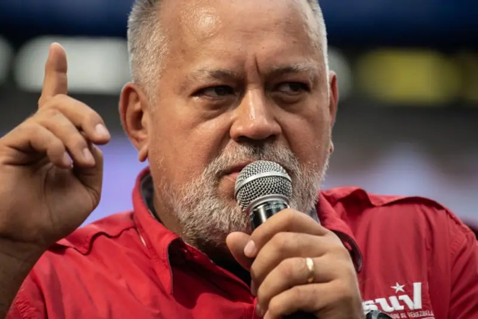 A oposição considera Diosdado Cabello um dos chavistas mais radicais do círculo de poder da Venezuela. — Foto: GETTY IMAGES via BBC