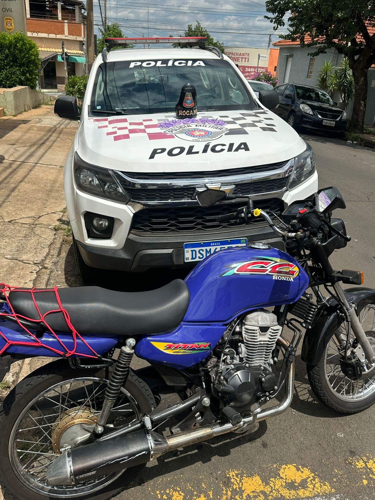 Com motor de moto adulterado, rapaz é preso após fugir da PM por 10 quilômetros em Limeira