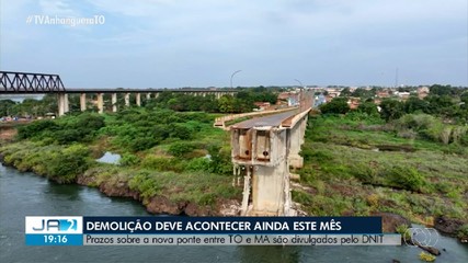 Parte que sobrou de ponte na BR-226 vai começar a ser demolida neste mês