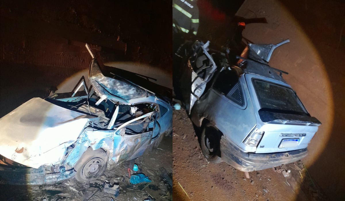 Acidente deixa homem morto e outro gravemente ferido em rodovia de Teodoro Sampaio