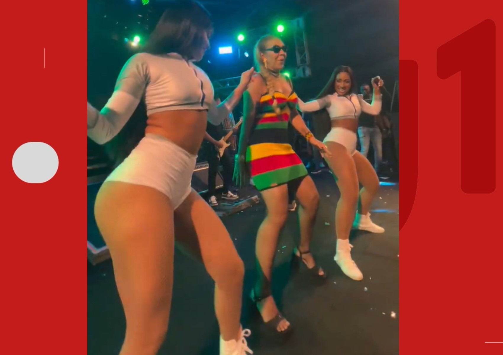 VÍDEO: Prefeita de cidade da Bahia ‘quebra tudo’ em palco de show da banda de pagode La Fúria